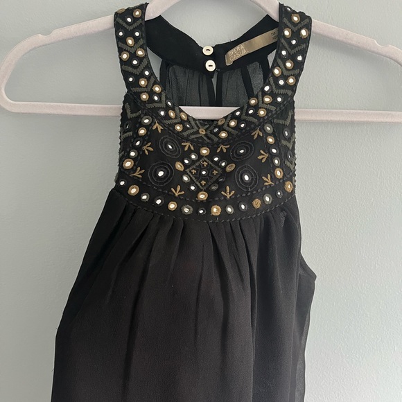 Sefra black halter top blouse - Picture 7 of 8